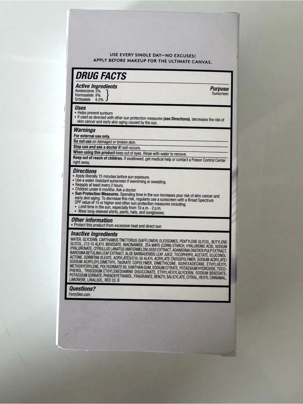 Fenty Skin Hydra Vizor SPF 30